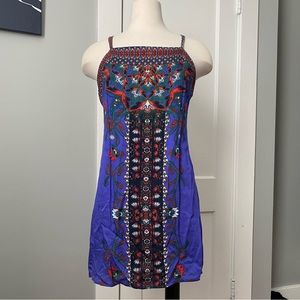 Ecote Boho Strappy Mini Dress - size S